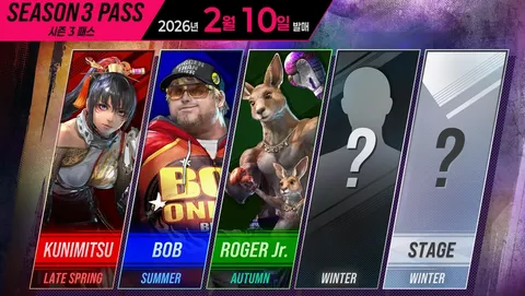 철권8 시즌3, 쿠니미츠·밥·로저 Jr. 참전 확정