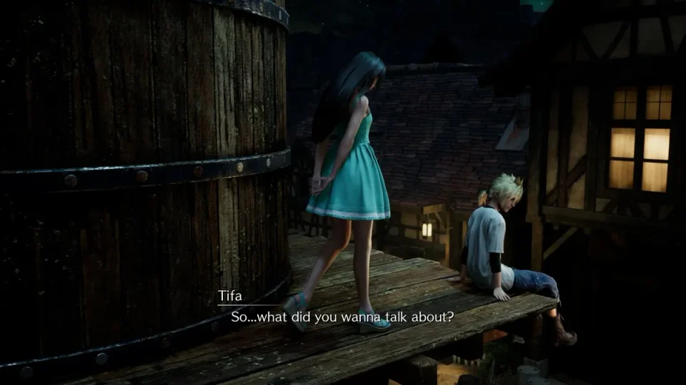 파판7 리메이크 스위치2 버전 게임플레이 스크린샷