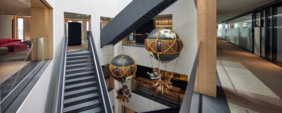 슈퍼셀 핀란드 헬싱키 본사 사무실 전경