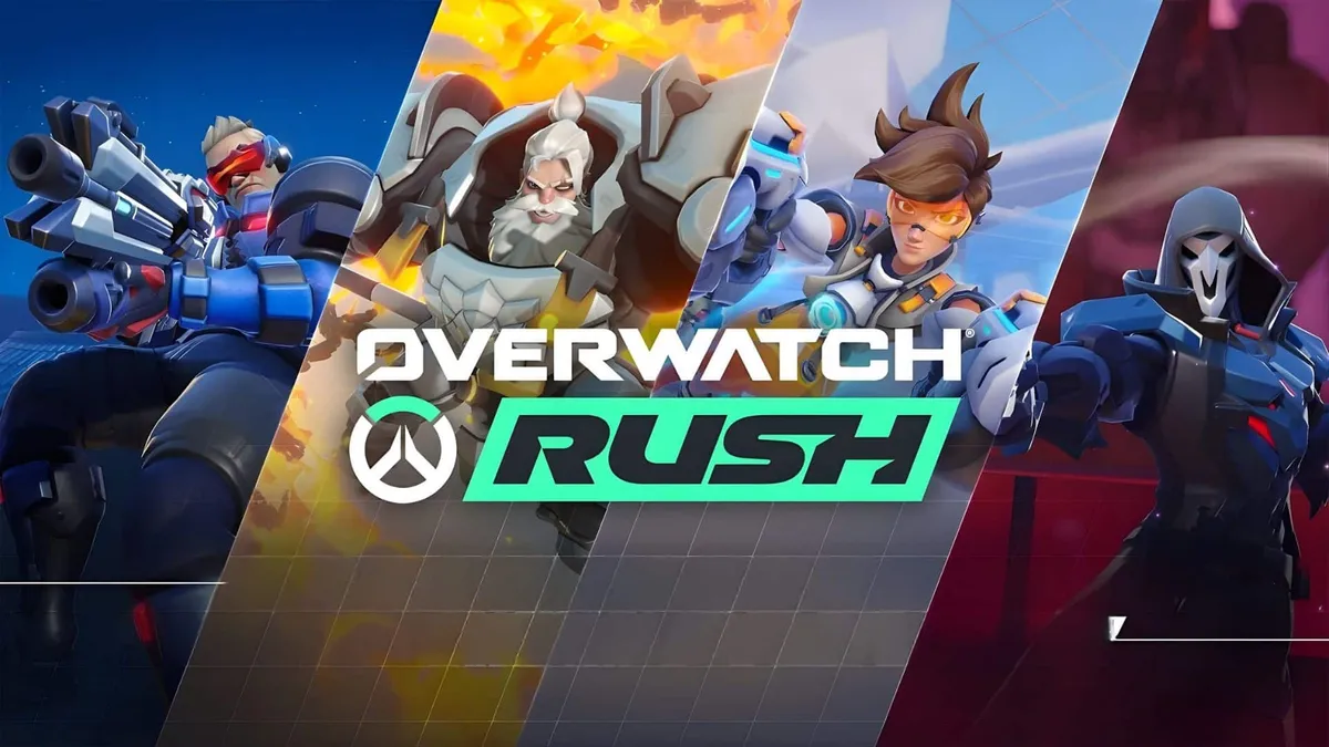 오버워치 러시 Overwatch Rush 모바일 게임 프리뷰 영웅 전투 장면