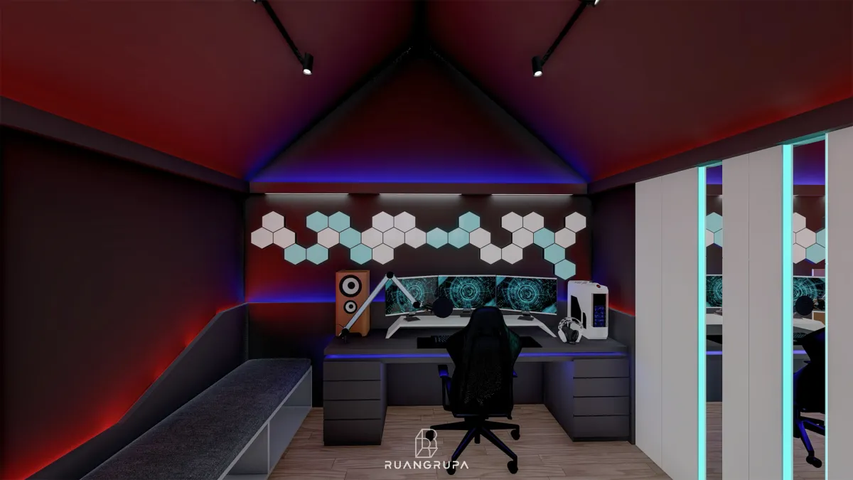 한산한 PC방 빈자리 쇠퇴