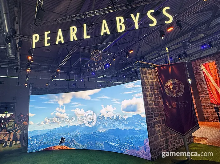 붉은사막 게임스컴 부스